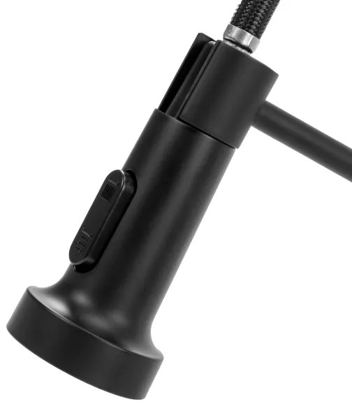 REA-B4820 - Drezová batéria s výsuvnou sprchou COLIN 42,5 cm čierna