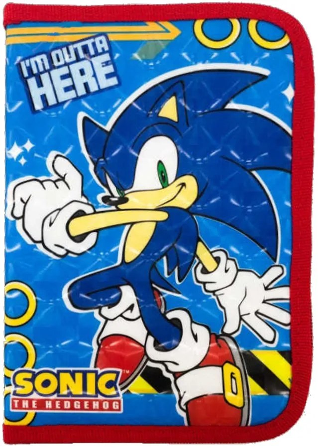 Školský peračník Ježko Sonic - nevybavený, ale štýlový