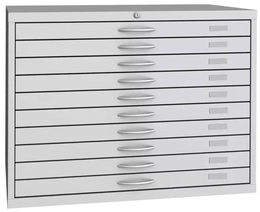 Skriňa na výkresy, 10 zásuviek A1