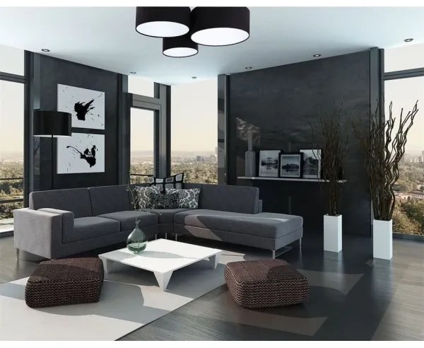 Stropné svietidlo SPACE 3xE27/60W/230V