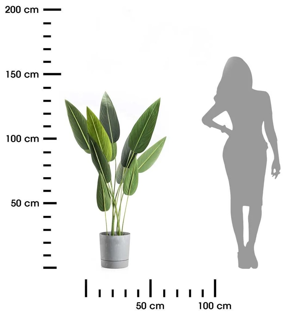 PLASTOVÝ KVETINÁČ AZALEA 22,5X23,5 CM IMITÁCIA BETÓNU SIVÁ