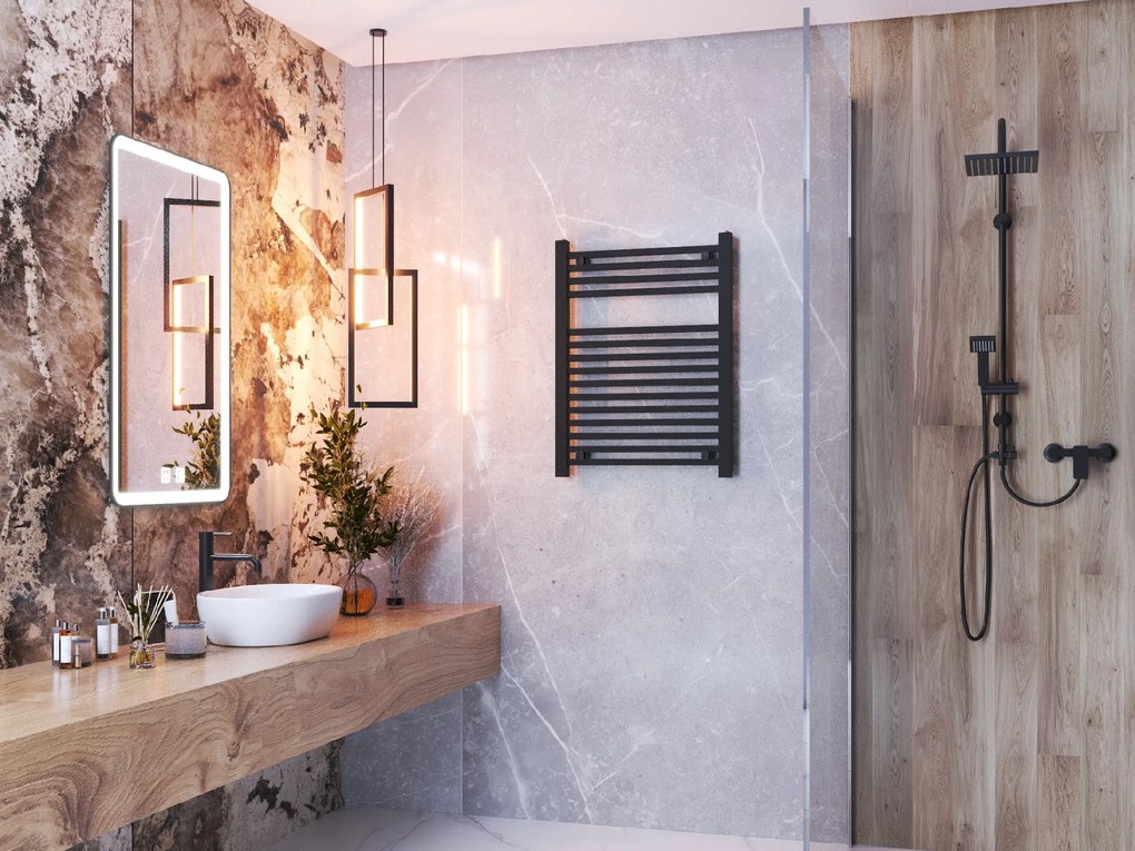 Gamma Erga Proper, vykurovacie teleso 800x600 mm, 542W, čierna, ERG-LAV-PROP-8060-BK