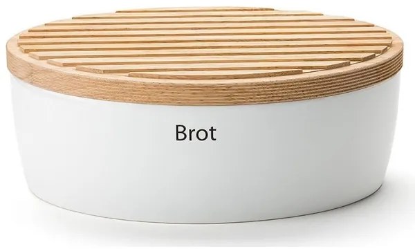 Continenta C3930 - Chlebník 13,5x30 cm biela/béžová