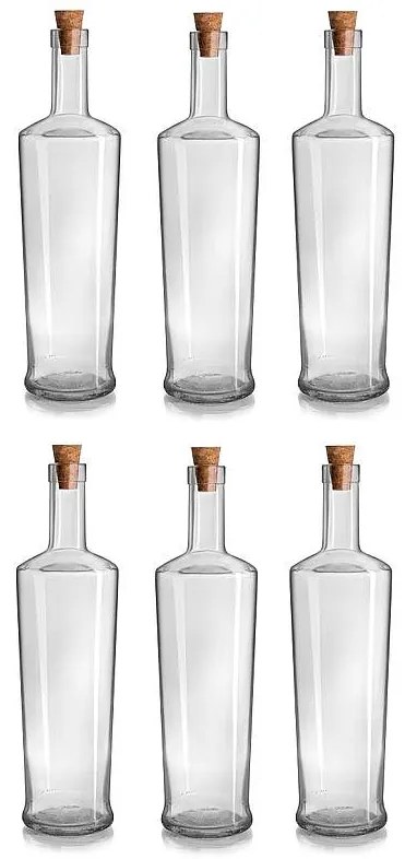 Fľaša Olea Piede 0,7 l výhodný set 6 ks
