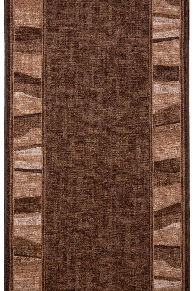 Koberce Breno Behúň LINEA 44, šíře role 100 cm, hnedá