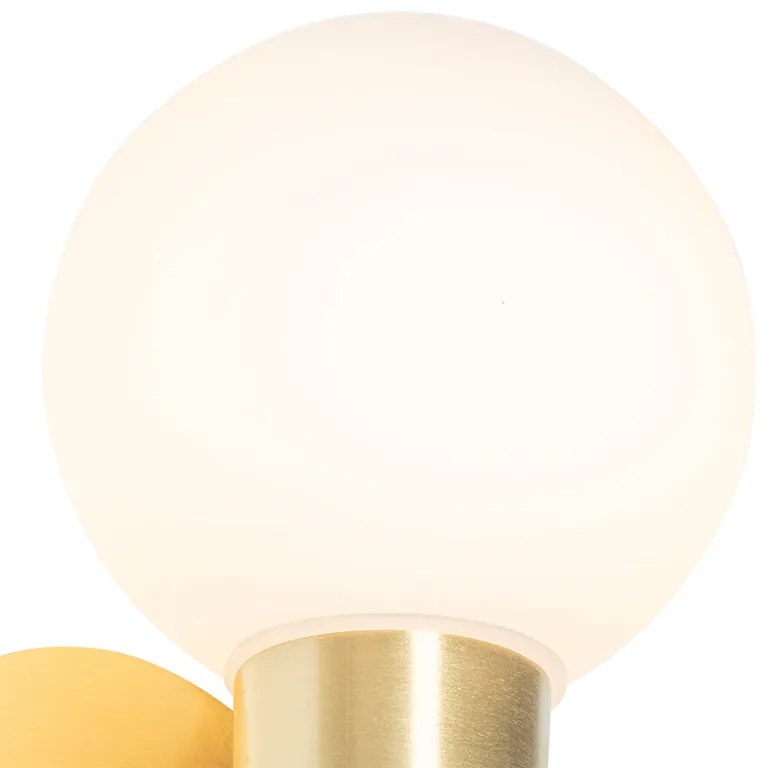 Moderná nástenná lampa zlatá IP44 - Cederic Up