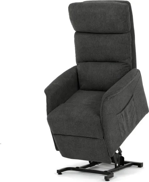 Polohovacie kreslo sivé, elektrické TV-L8960 GREY2