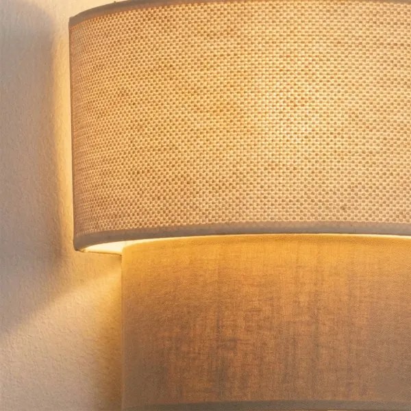 BRILAGI - LED nástenné svietidlo BOHO ECO 1xE27/10W/230V krémové