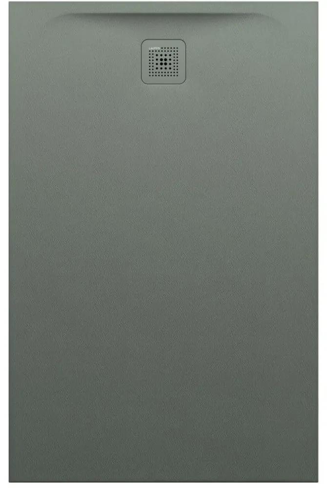 LAUFEN Pro obdĺžniková sprchová vanička z materiálu Marbond, odtok na kratšej strane, 1400 x 900 x 42 mm, betónová šedá, H2129570790001