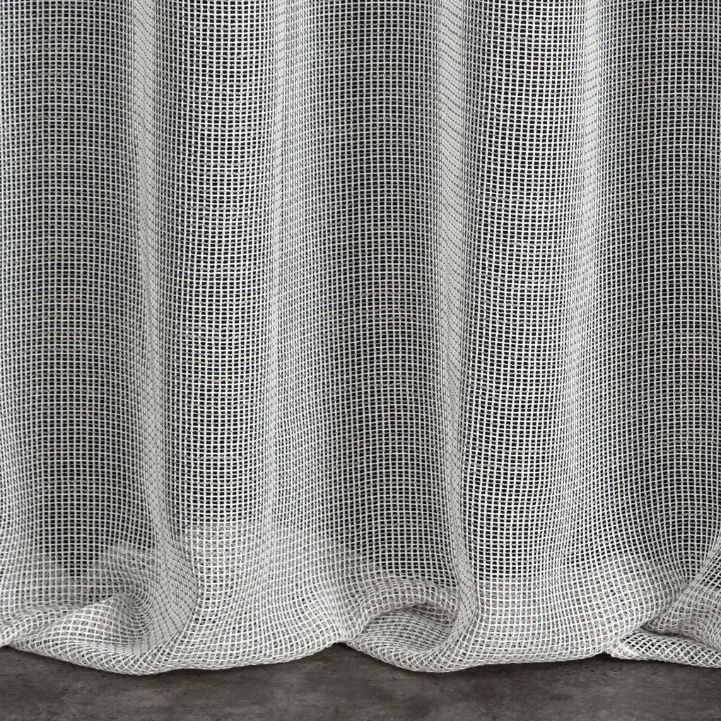 ZÁCLONA NA PÁSKE KIM 2 140X300 CM STRIEBORNÁ