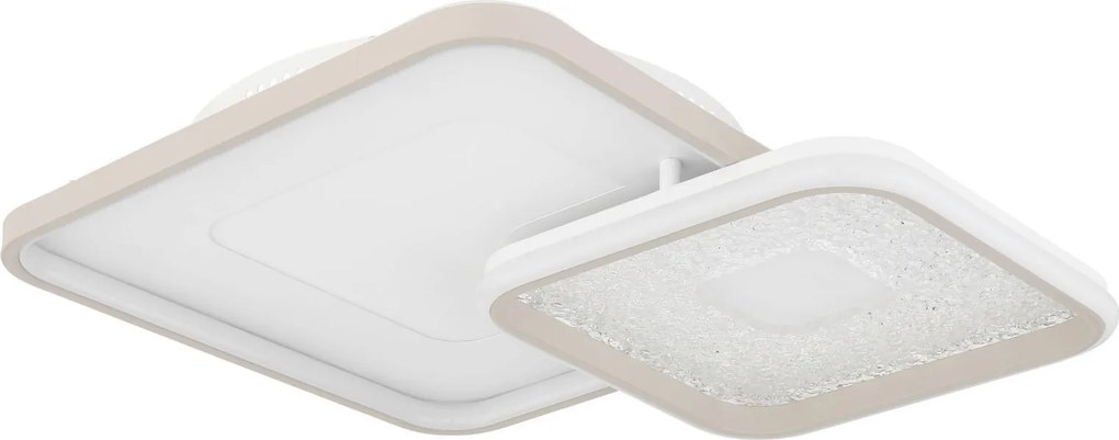 XXXLutz STROPNÉ LED SVIETIDLO, 50/50/9 cm - Interiérové svietidlá - 004558521601