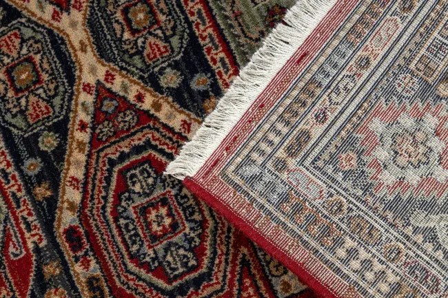 Koberec KESHAN, strapce 7275/53588 bordový / zelený