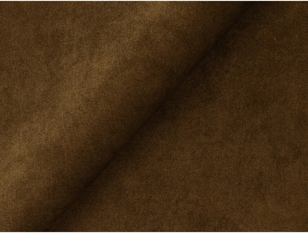 Zamatová rohová pohovka v horčicovej farbe (pravý roh/s leňoškou) Aloha – Makamii