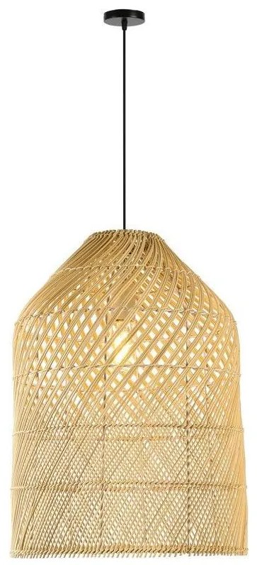 Immax 08259L - Luster na lanku PELO 1xE27/40W/230V pr. 35 cm ratan