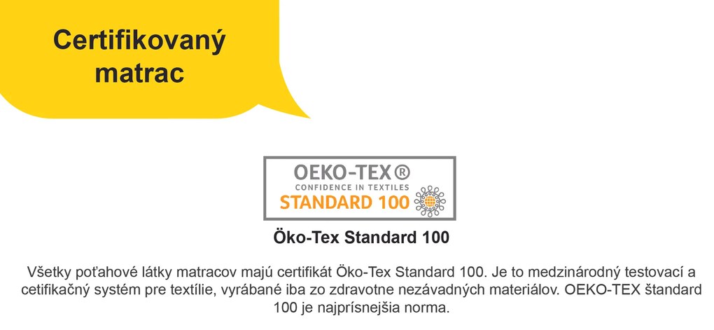 Wilsondo Penový matrac s kokosom Jovis 90x200
