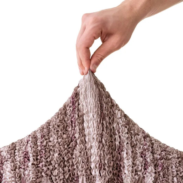 Bielastické poťahy OCEANO NOVÉ hnedo-vínové kreslo (š. 60 - 110 cm)