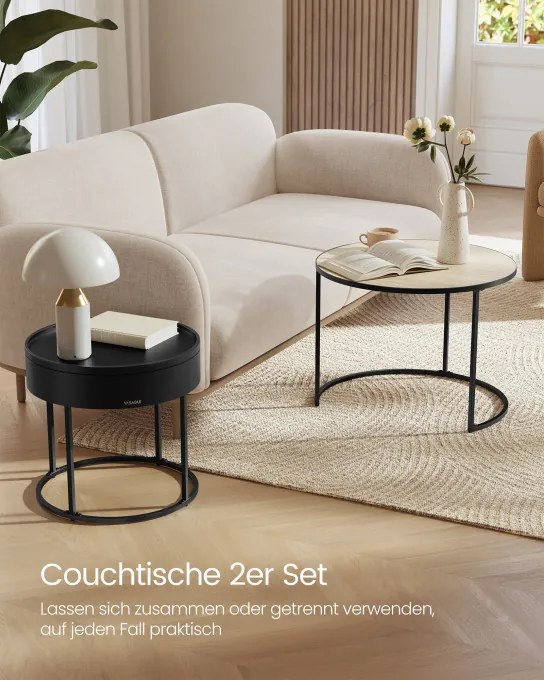 Set dvoch konferenčných stolíkov LCT044K67