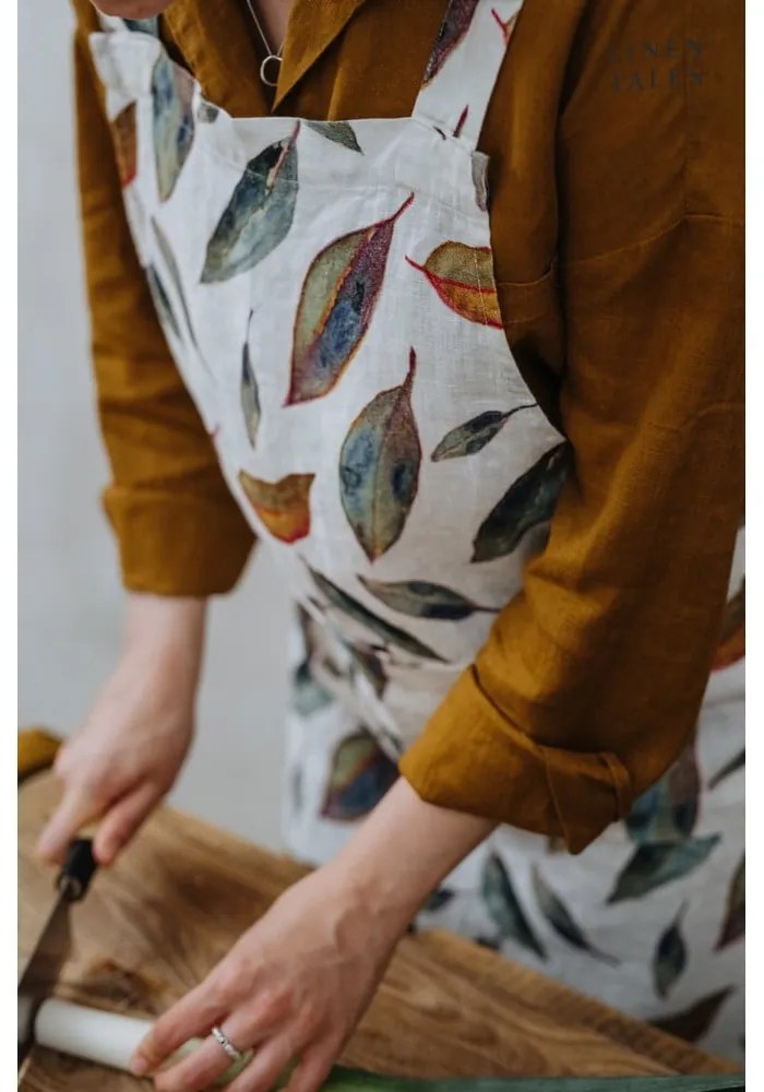 Ľanová zástera Golden Fall – Linen Tales