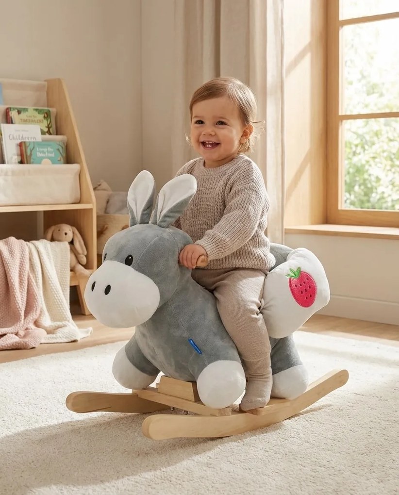 Hojdacia hračka s melódiou Baby Mix oslík