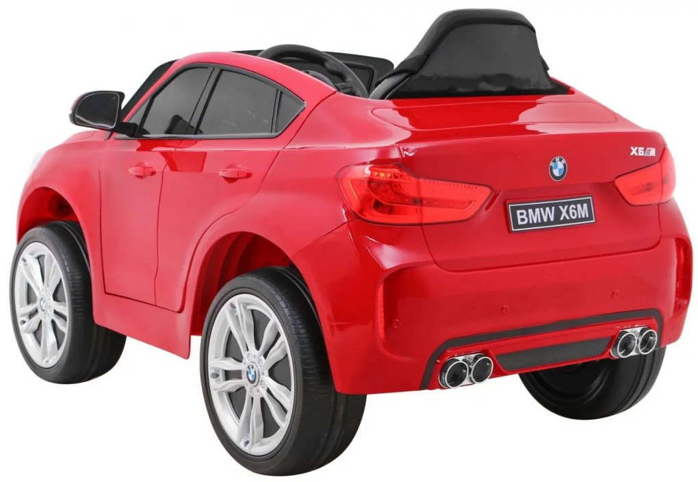 Elektrické autíčko BMW X6 M lakované - červené