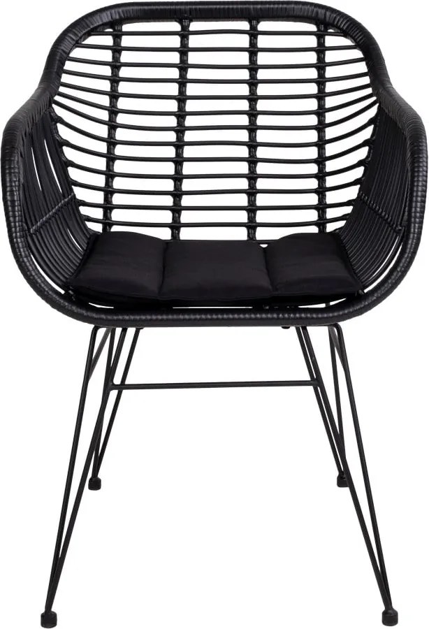 Súprava 2 vonkajších kresiel z umelého ratanu s vankúšom House Nordic Trieste