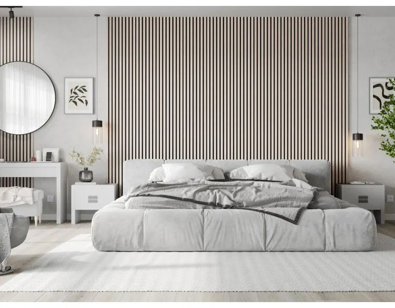 Mexen Lam-F, akustické stenové lamely 275 × 31,5 cm, filc 6 mm, dub polárny, S105-275317-2812-067