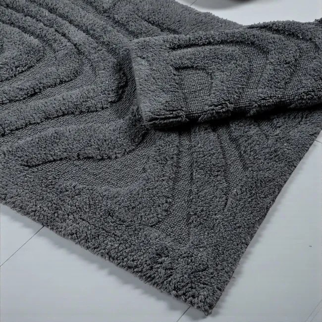 Sada kúpeľňových koberčekov BOSTON 11 grafitová