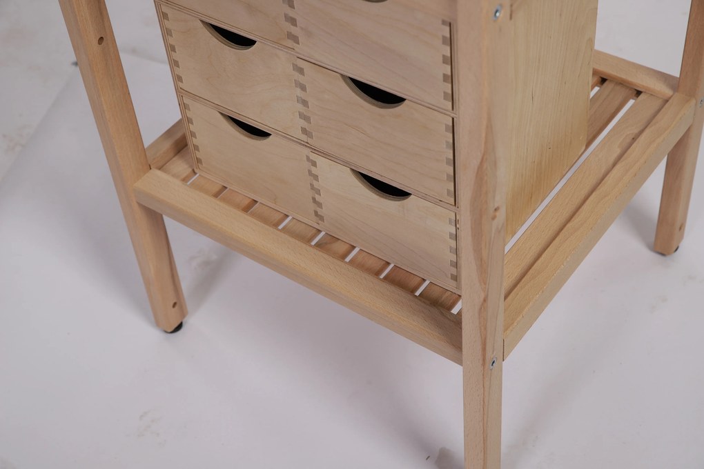 Bukový regál RLB 184x38x38