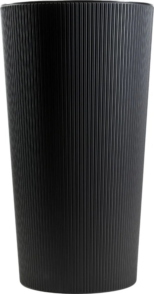 Plastový kvetináč URBANIKA ECO 75x40,9 cm čierny