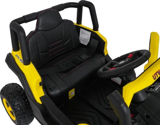 Elektrické autíčko Buggy Madman UTV-MX žlté