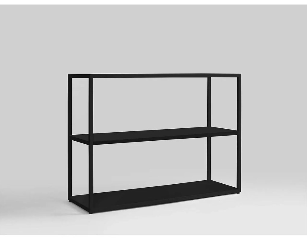 Čierna Stojan na knihy Hyller 100 × 35 × 75 cm CUSTOMFORM