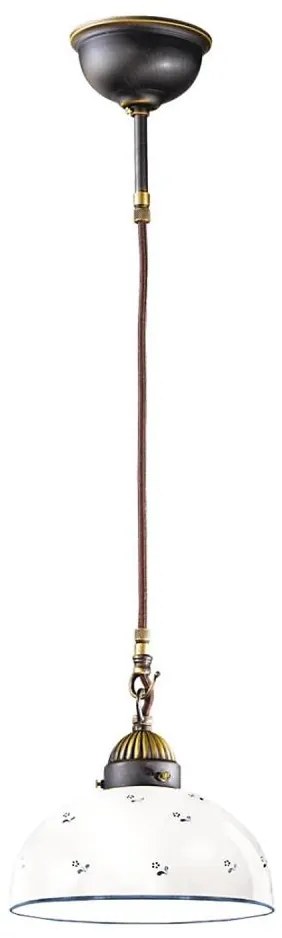 Kolarz 731.30.24 - Luster na lanku NONNA 1xE27/75W/230V pr. 30 cm modrá