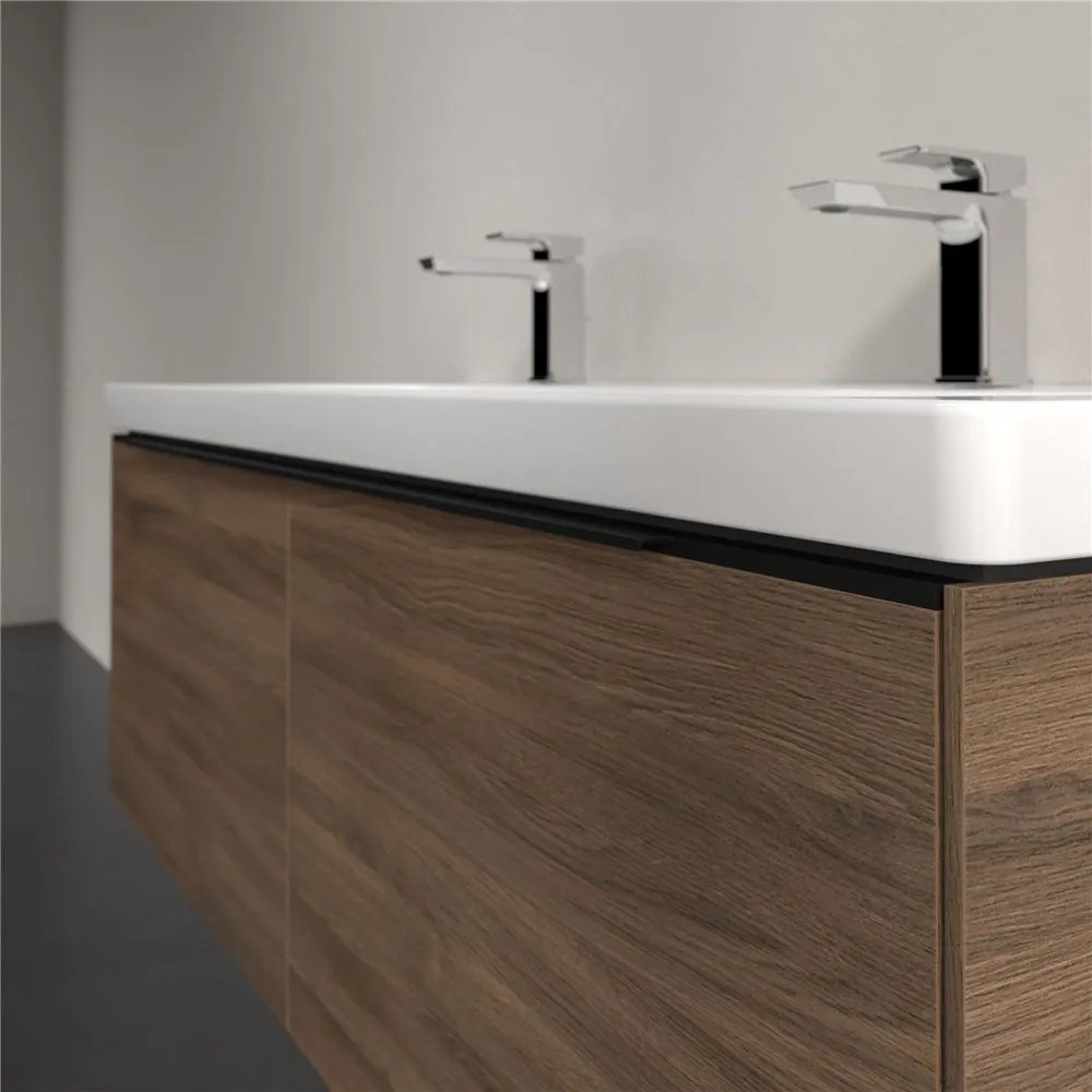 VILLEROY &amp; BOCH Subway 3.0 závesná skrinka pod umývadlo, 2 zásuvky, 1272 x 478 x 429 mm, Arizona Oak, C60101VH