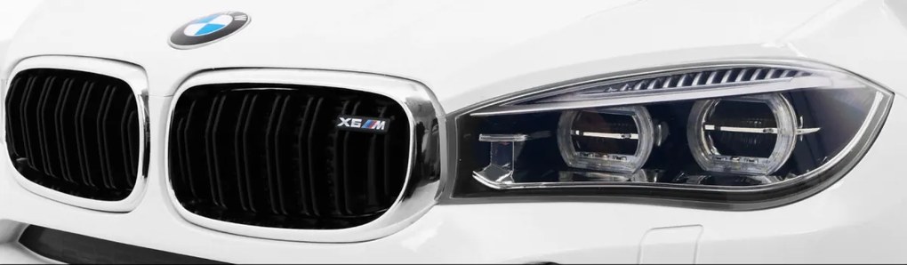 Ramiz Detské elektrické autíčko BMW X6M, biele SUV + diaľkové ovládanie