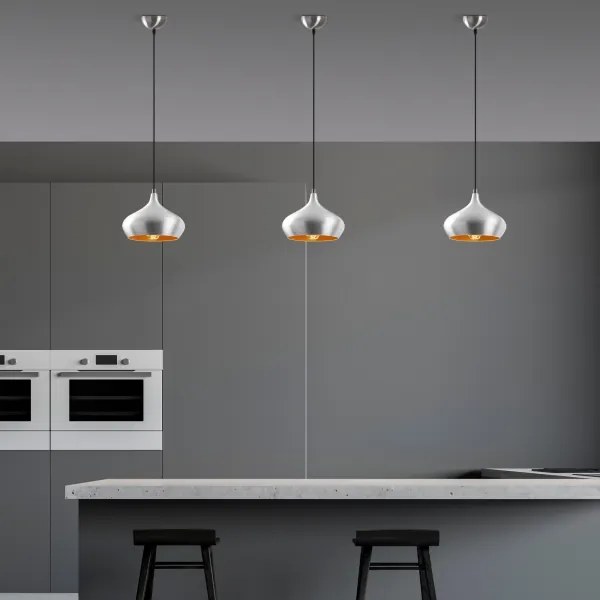 Závesný luster DODO 1xE27/40W/230V matný chróm