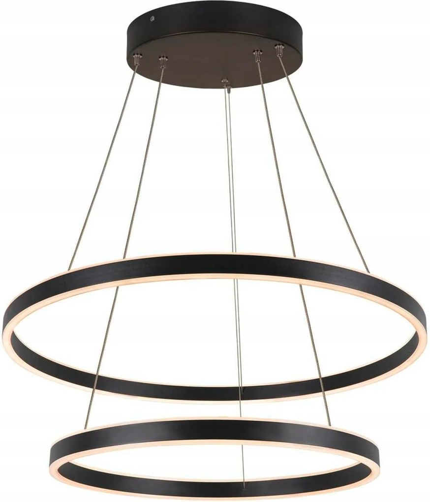 Slv Big White One Double Pd Dali Up/down vnútorné Led závesné svietidlo čierne