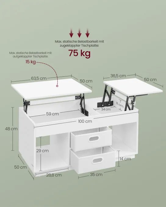 Konferenčný stolík LCT210W01