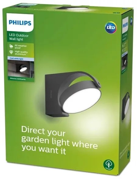 Philips - LED Vonkajšie nástenné svietidlo MIMOSA LED/7W/230V 4000K IP44