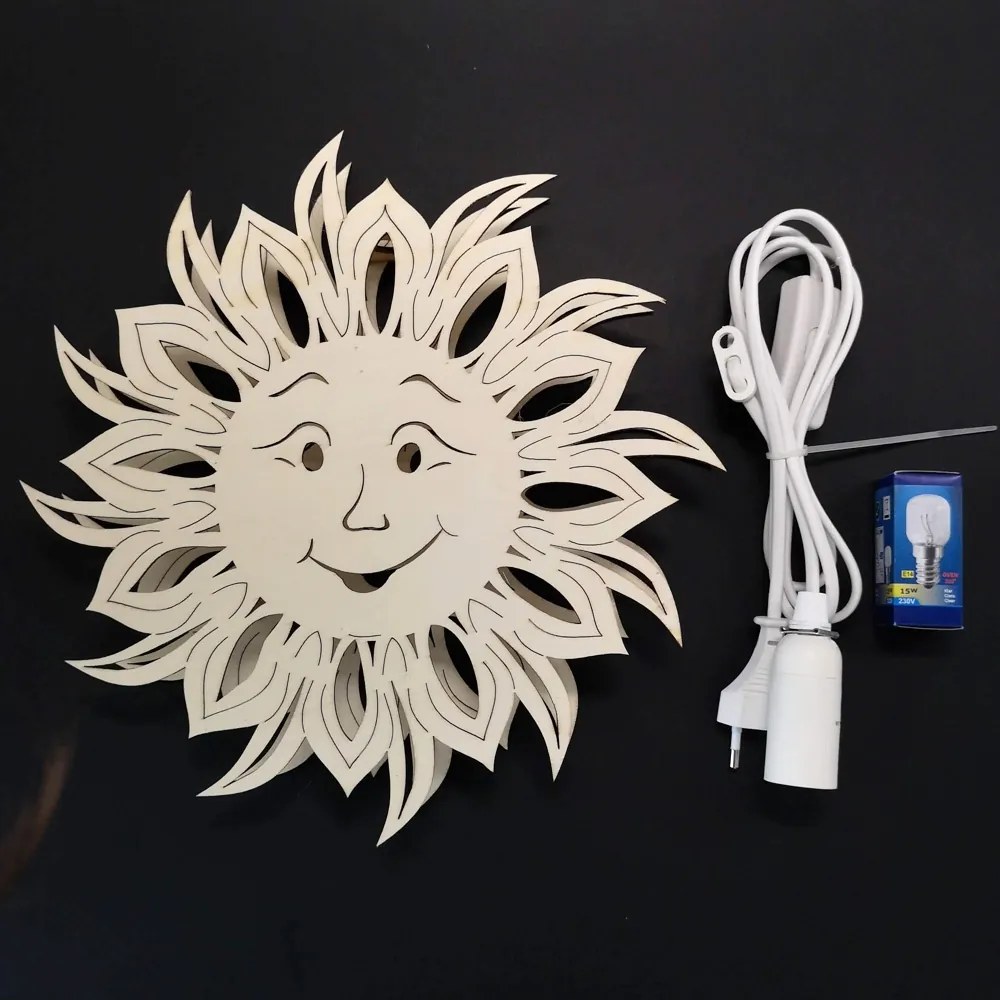 AMADEA Lampa slnka 28 cm