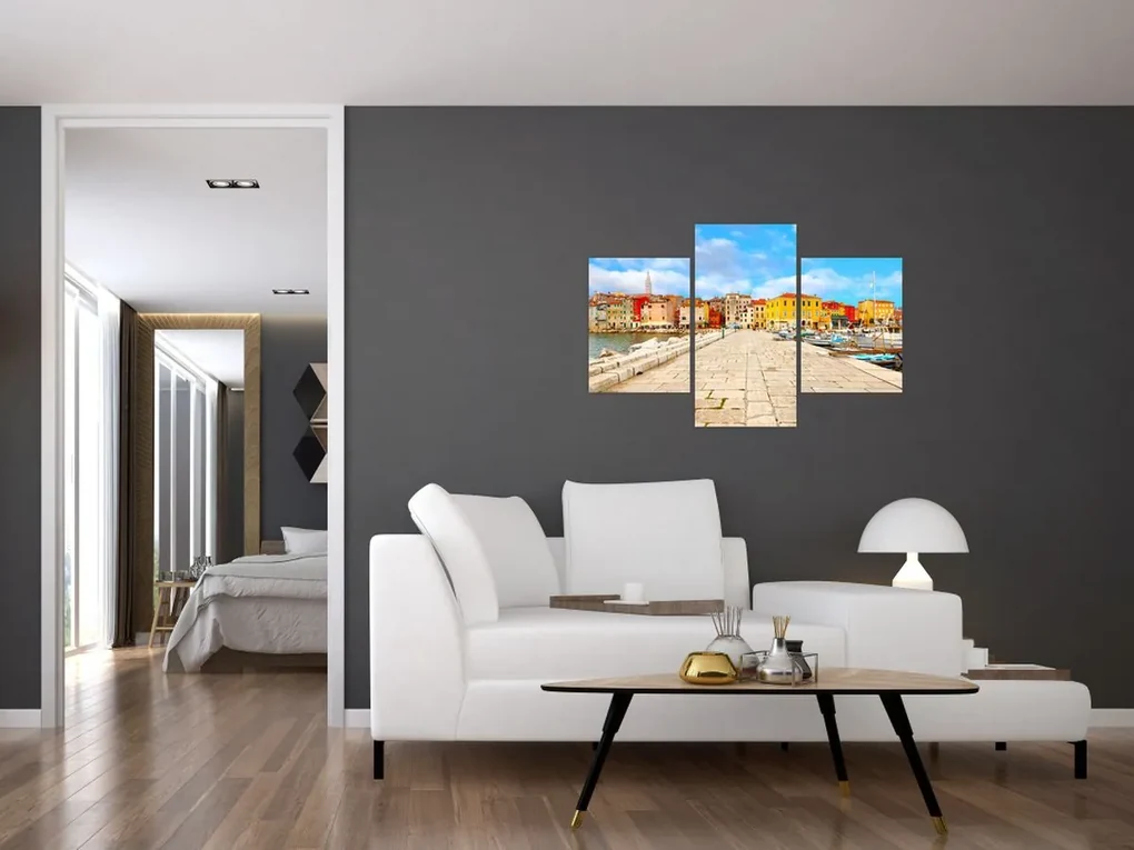 Obraz - Staré istrijské mesto v Poreči, Chorvátsko (90x60 cm)