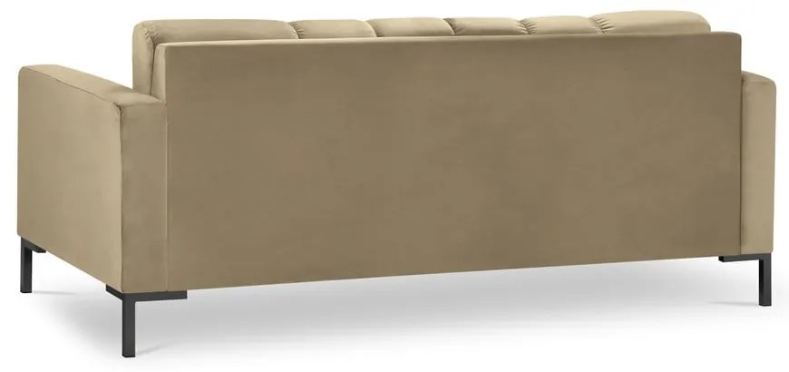 Béžová zamatová pohovka Cosmopolitan Design Bali