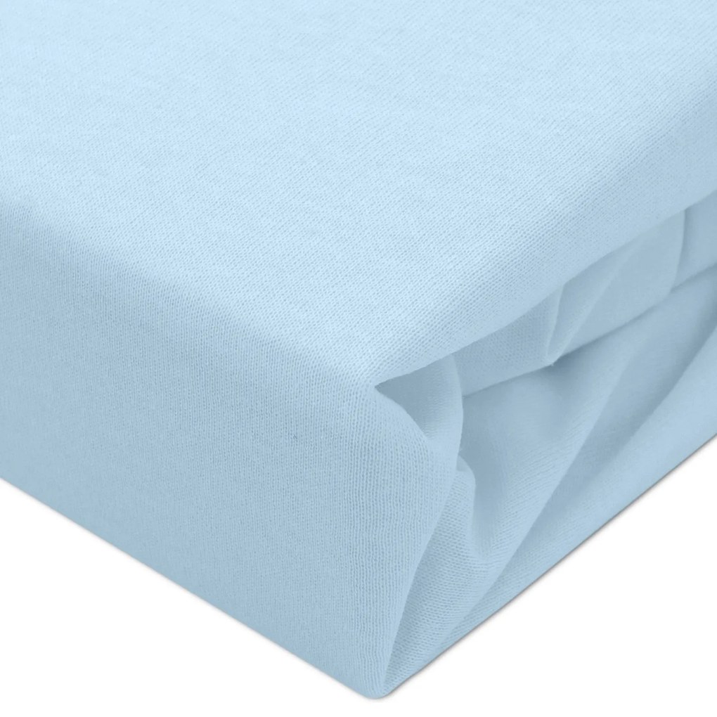DETSKÉ NEPRIEPUSTNÉ JERSEY PRESTIERADLO SG 009 70X140 CM SVETLOMODRÁ