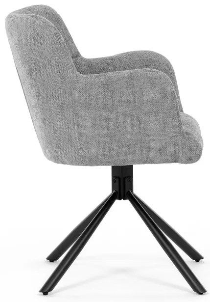 Autronic BONTEC Jedálenská stolička, sivá, látka, DCH-T1122 GREY2 Farba: Šedá