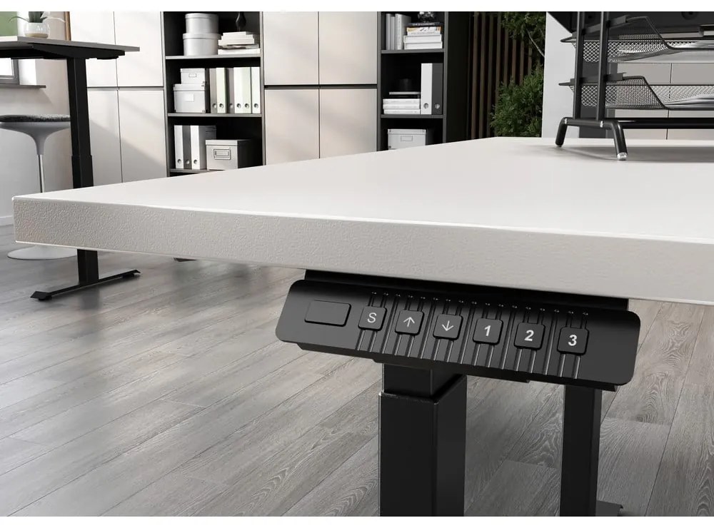 Polohovací pracovný stôl s elektricky nastaviteľnou výškou 80x120 cm Bedano – Germania