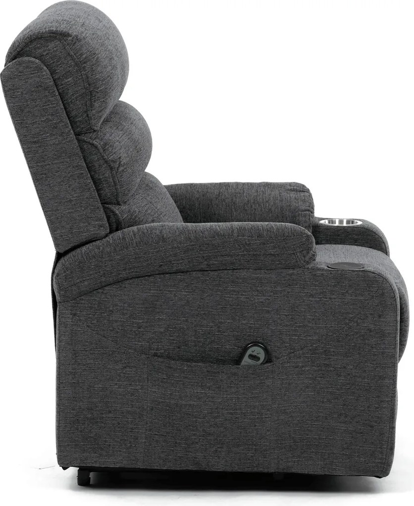 Elektrické polohovacie kreslo TV-S8348 GREY2 Farba: Sivá