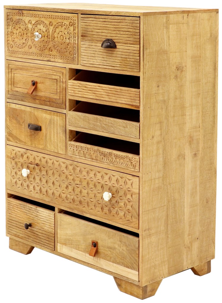 furniture-nabytek.cz - Komoda rustikální z manga 90x115x45