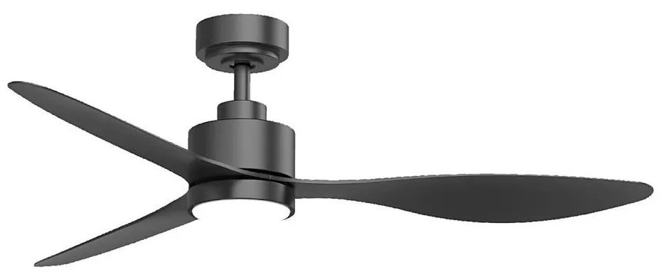 Aigostar-LED Stmievateľný str. ventilátor LED/20W/230V 2700-6500K 132cm+DO čierna