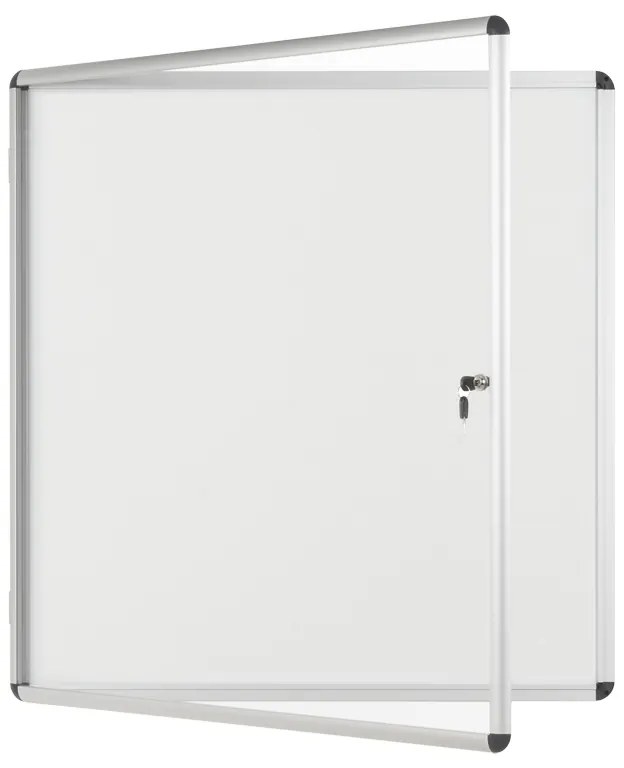 Vnútorná vitrína s bielym magnetickým povrchom, 940 x 981 mm