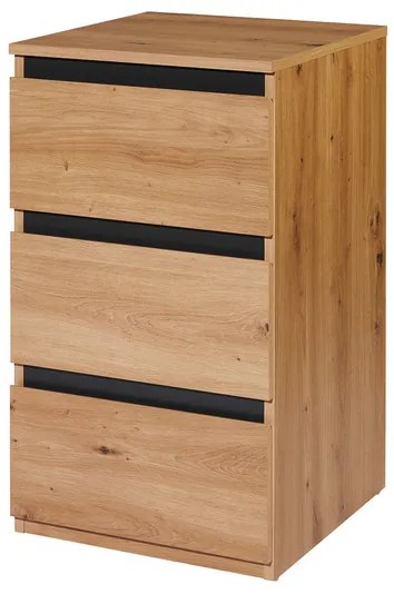 Livarno home Úzka komoda Genf s 3 zásuvkami (100371951)