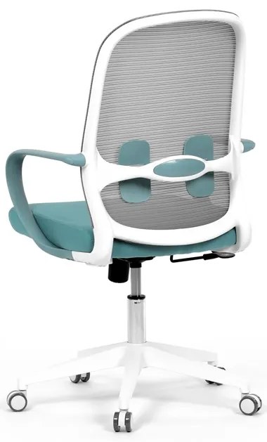 Autronic BONTEC Kancelárska stolička, hojdací mechanizmus, modrá látka, KA-S425 BLUE Farba: Červená